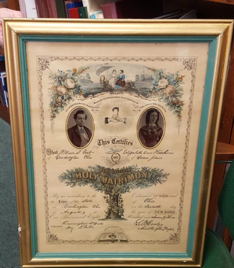 Donation To MCGS - Morrow County Genealogical Society